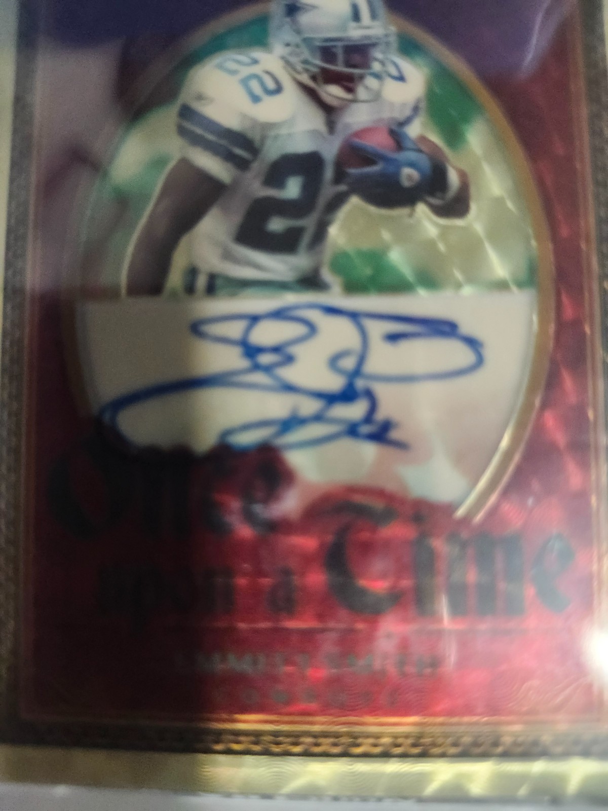 PANINI 1/1 EMMITT SMITH AUTO GOLD EBAY AUTH SEALED view 2