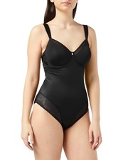 BNWT Triumph Women's True Shape Sensation BSW Shapewear Black Bodysuit Size 40C