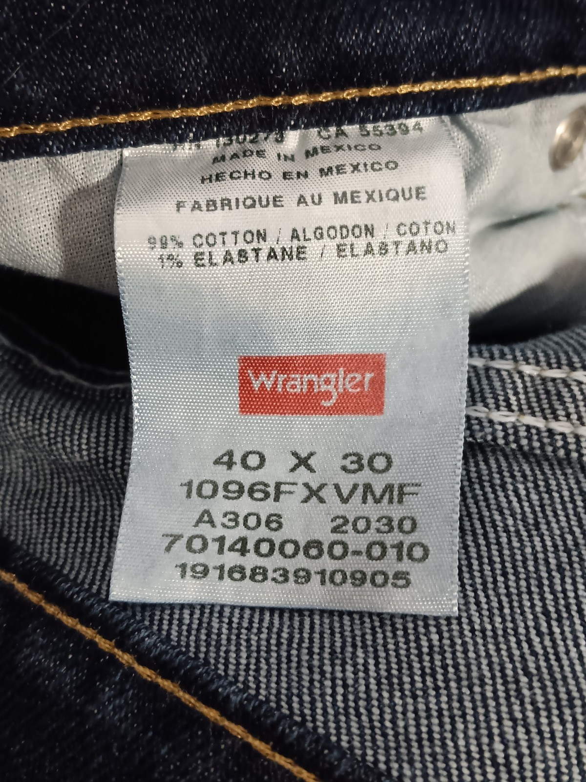 Wrangler Flex Regular Fit Jeans Men's Size 40x30 Denim Pants NWT thumbnail 7