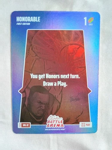 2026 Bo Jackson Battle Arena Honorable Bonus Play Foil SSP #BPL-17 Holo