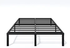 Metal Bed Frame Full Size - 14 Inch Heavy-Duty Full Platform Bed Frame No Box Sp