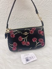 Coach Nolita 19 With Cherry Print CCZ21 Gold/Black Multi NWT