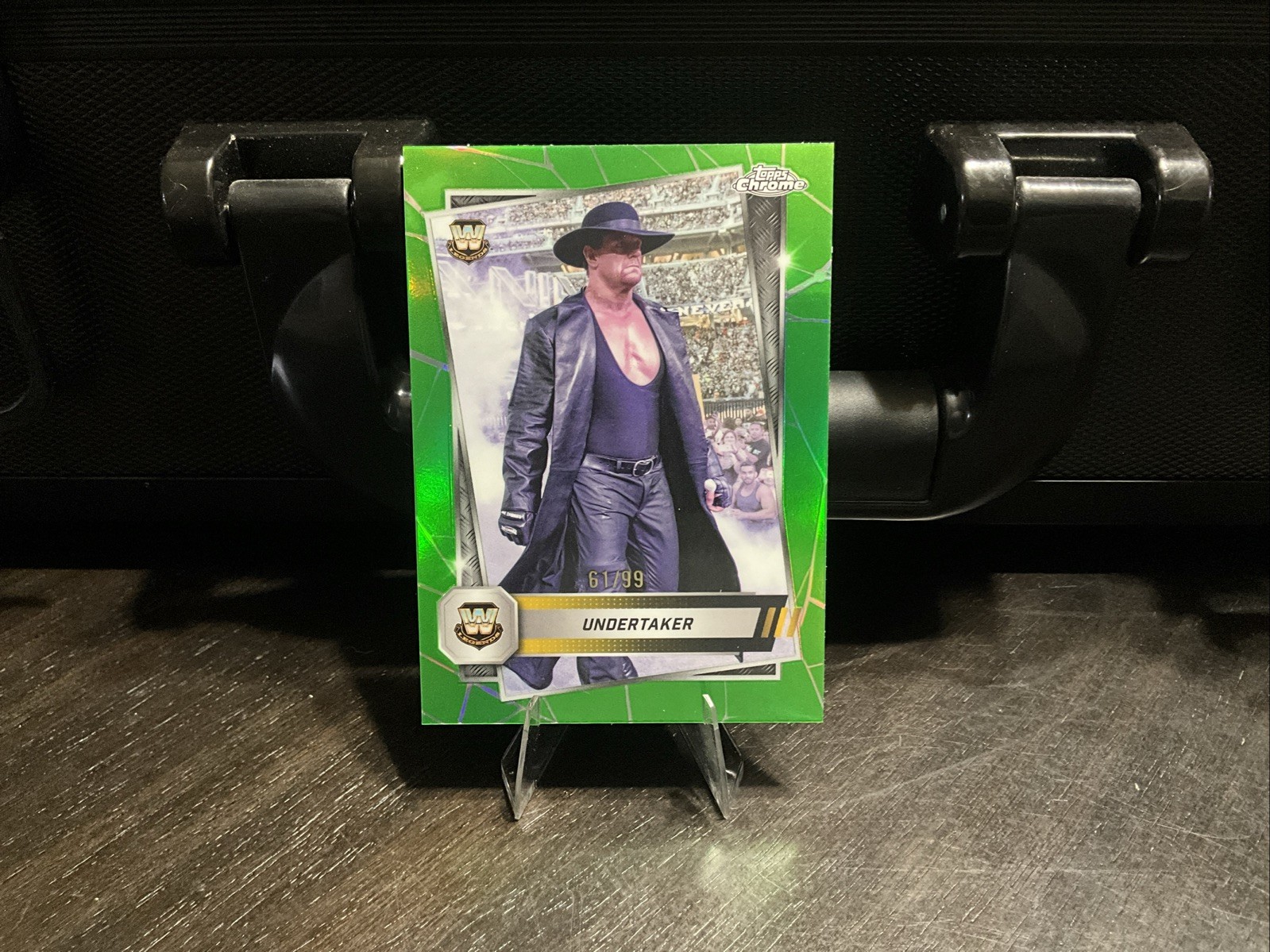 2025 Topps Chrome WWE - Undertaker #21 Green Refractor /99