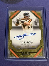 2025 Topps Tier One Jeff Bagwell Autograph #T1A-JB Astros HOF /75