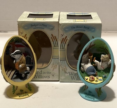 2 CVS The Wind In The Willows Limited Edition Figurine BADGER'S PLAN(B-10)
