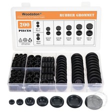 200black Rubber Hole Plugs Assortment For Auto Body And Sheet Metal Flush Head 200black Rubber Hole Plugs Assortment For Auto Body And Sheet Metal Flush Head