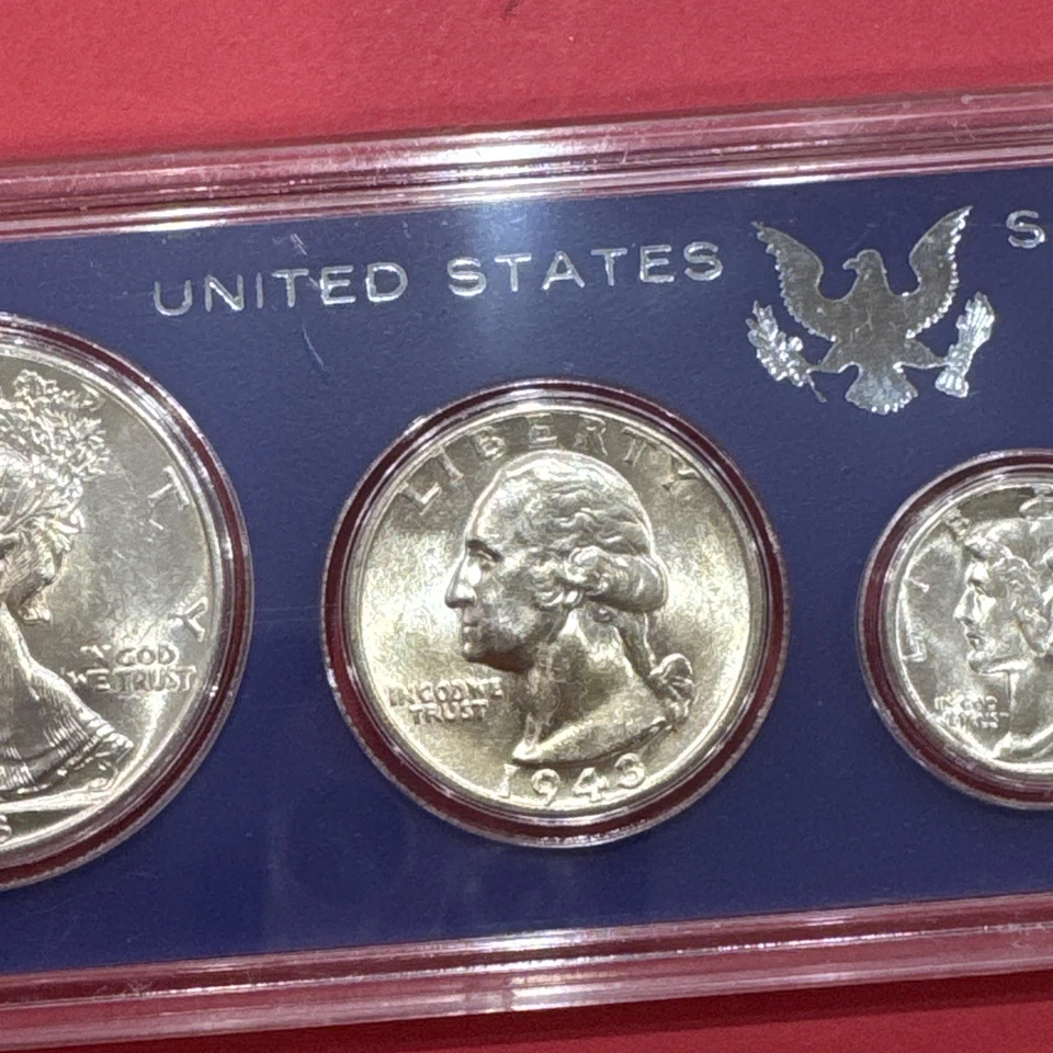 1943-P BU UNC To Gem US Coin Set In Genuine Government Mint Set Case - Image 4 of 4