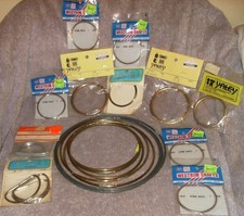 23 PC METAL RINGS FOR MACRAME CRAFTS HEAVY DUTY 7" 6" 5" 2-1/2" 2-1/4" 2" NEW