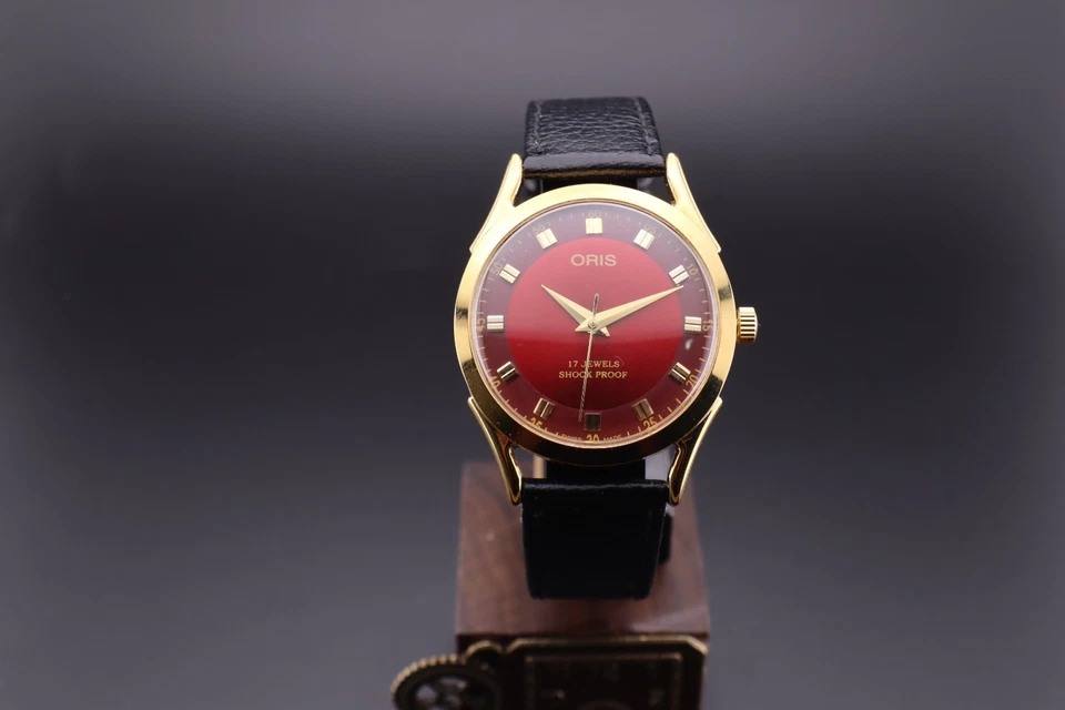 Reloj de pulsera vintage ORIS suizo cuerda manual clásico mecánico coleccionable para hombre Foto 3 de 4