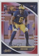 2020 Panini Absolute Rookie Spectrum Red 54/100 Josh Uche #164 uk2