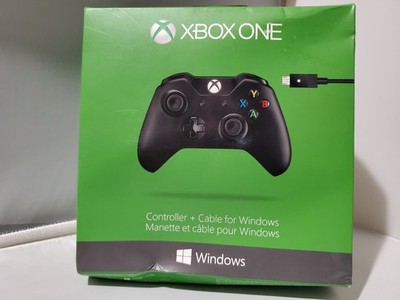 Microsoft Xbox One 1537 Controller + Cable For Windows - DISTRESSED BOX