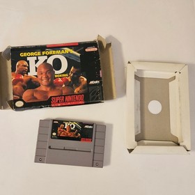 Lote de 4 Juegos Nintendo SNES NES Double Dribble WOF MLB George Foreman - PROBADOS 