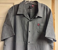 Men's 2XL TONY HAWK Classic Casual Sport Utility Shirt Skating Black White