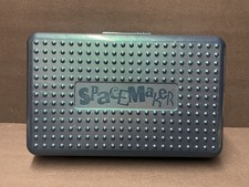 Vintage Spacemaker Jumbo Large Pencil Crayon Marker Box Blue approx 11x7x3