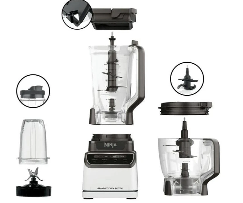 Ninja Grand Kitchen System Blender 1200W 4 Preset Programs 3 Speeds KS500 Black
Opens in a new windo