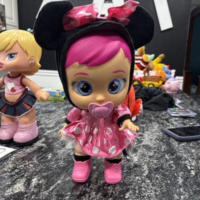 Disney Cry Babies Cuddles Minnie Mouse 12  Plush Doll
