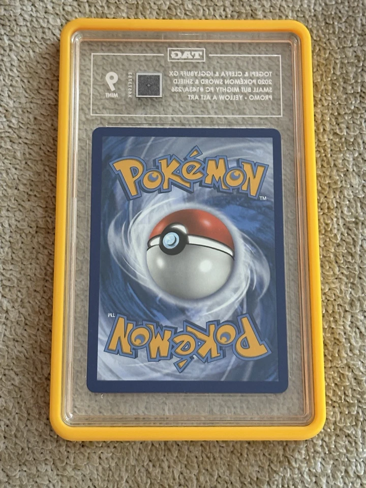Pokemon TCG Togepi Cleffa Igglybuff GX Card 143a/236 Mint TAG 9 - Image 2 of 2