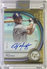 2025 Topps Five Star Autograph Aqua Edgar Martinez Seattle Mariners #48/75