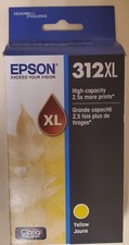Original Epson 312XL High Capacity Yellow Ink Cartridge. T312XL420-S