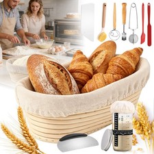 Sourdough Starter Kit Bread Proofing Basket Baking Tools Set for Bakers NEW