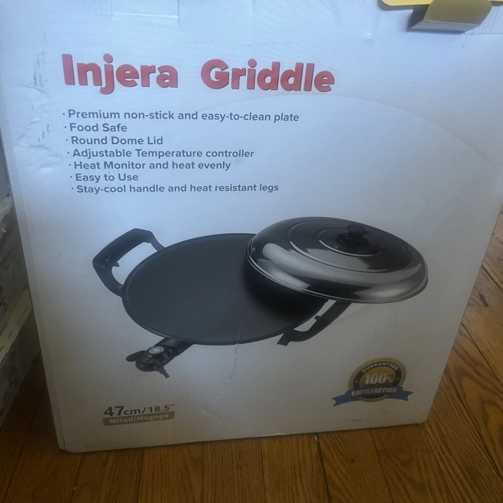18.5” Electric Griddle And Injera Maker ***READ***
