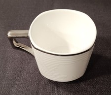 Richard Ginori tazzina da caffè, Vela, collezione Marmoré, bordo oro