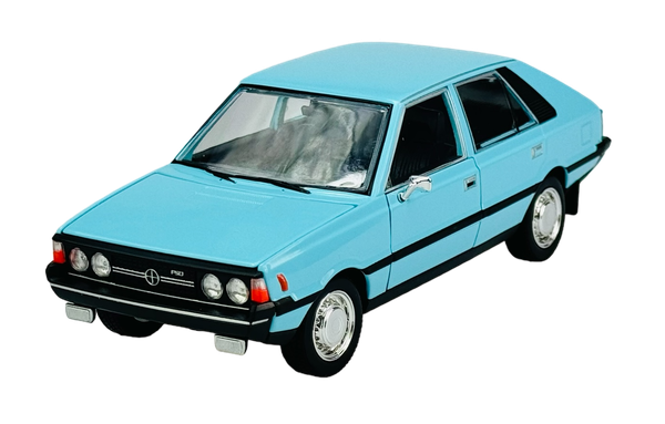 Elly Fso Polonez 1500 MR'78 Blau 1:24 Die Cast Metal Model New In Box 24124-image