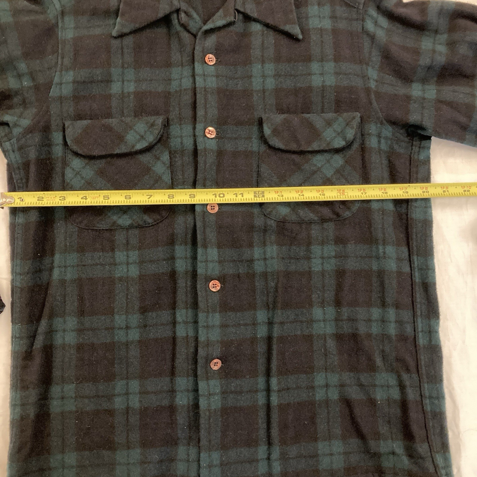 Pendleton Men’s Medium Wool Button Up Flannel Shi… - image 8