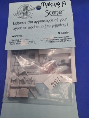 MAS027 Making A Scene N Scale Architect Kit Flat Bed Truck (B12-20027)