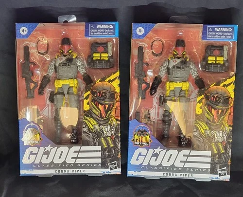 2 Python Patrol Cobra Viper  Action Figure GI Joe Classified Series 42