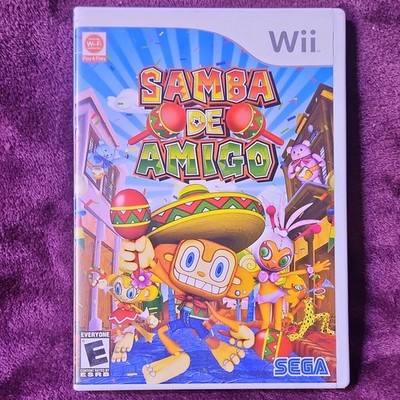 SEGA Samba de Amigo Nintendo Wii Music Dance NTSC-U/C E-Everyone