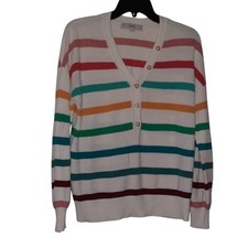 Loft Striped Sweater Size Small