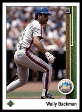 1989 Upper Deck Wally Backman New York Mets #188