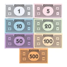Monopoly Money Game Replacement Bills 2008 through 2024 - Pick Sets of 5