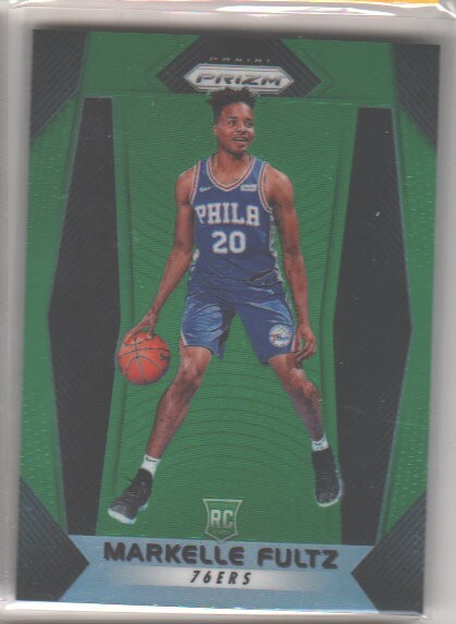 2017-18 Prizm Markelle Fultz Green Refractor Rc Rookie Sacramento Kings