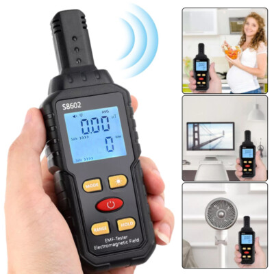 Electromagnetic Field Tester Digital Sensor Reader Wave High Voltage Detector