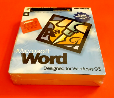Microsoft MS Word for Windows 95 & NT Upgrade 3.5