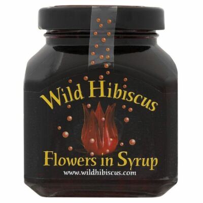 Wild Hibiscus Flowers in Syrup - 250g (0.55lbs)