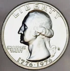 ⭐️1776-1976⭐️SILVER WASHINGTON⭐️BICENTENNIAL EDITION⭐️SUPERB GEMBU⭐️