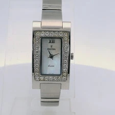 Festina Ladies 8942-03 Euro Series Crystal Stainless Mother of Pearl Dial Watch