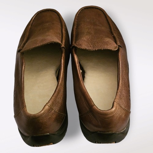 UGG Australia 5475 Loafers Clogs Shoes Womens Size 9 Brown Leather SB 7 - Picture 13 of 15