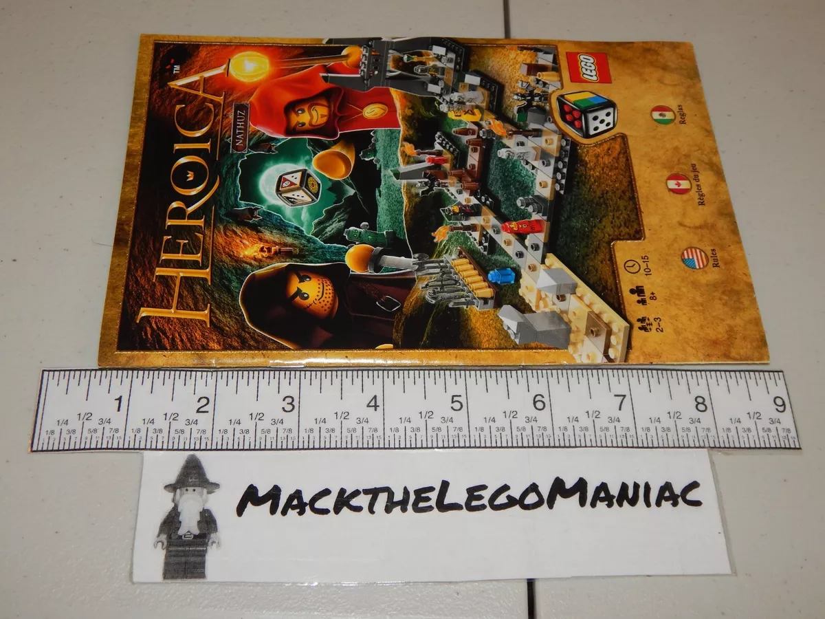 otte Halvkreds diakritisk Lego 3859 Heroica Caverns of Nathuz Game Rules Book Only 2011 | eBay