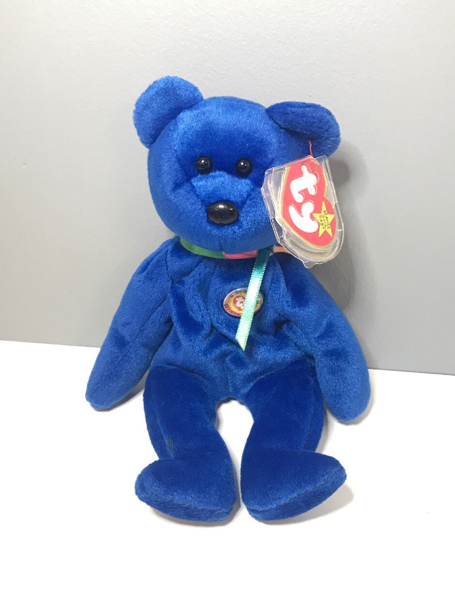 Ty Beanie Babies Collection Chubby Official Club Bear 1998