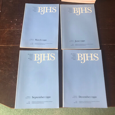 British Journal for the History of Science 1990