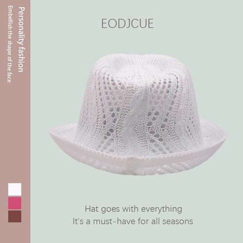 Fashion Summer Hat Panama Wide Brim Fedora Jazz Hat Men Outdoor Sun hat Retro - Picture 25 of 34