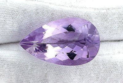 30.82 Carat Pear Brilliant Natural Brazilian Rose Amethyst Gem Gemstone EBS562