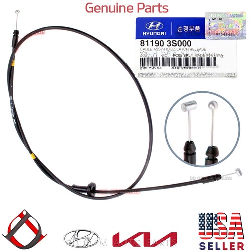 Genuine Hood Latch Release Cable Rear for AZERA 20122017 SONATA 2011