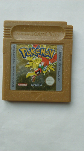 Lot 4 jeux Pokémon (Rouge, Bleue, Or et Argent) Nintendo GameBoy Fr