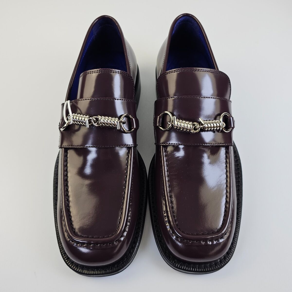 BURBERRY Barbed Men's Poison Red Leather Loafers New | eBay BURBERRY Barbed Men's Poison Red Leather Loafers New | eBay