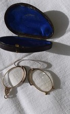 Occhiali Antichi Collezionismo Antichità OCCHIALINO “PINCE NEZ” ORO XIX Secolo